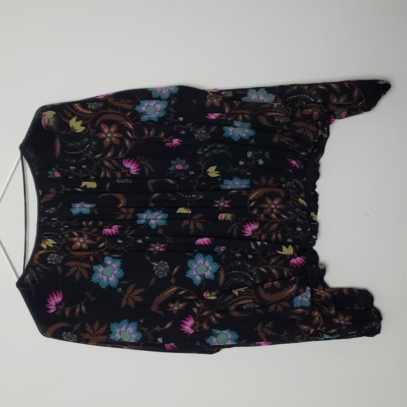 Free People Floral Wildflower Honey Print Top Size S - Picture 8 of 12